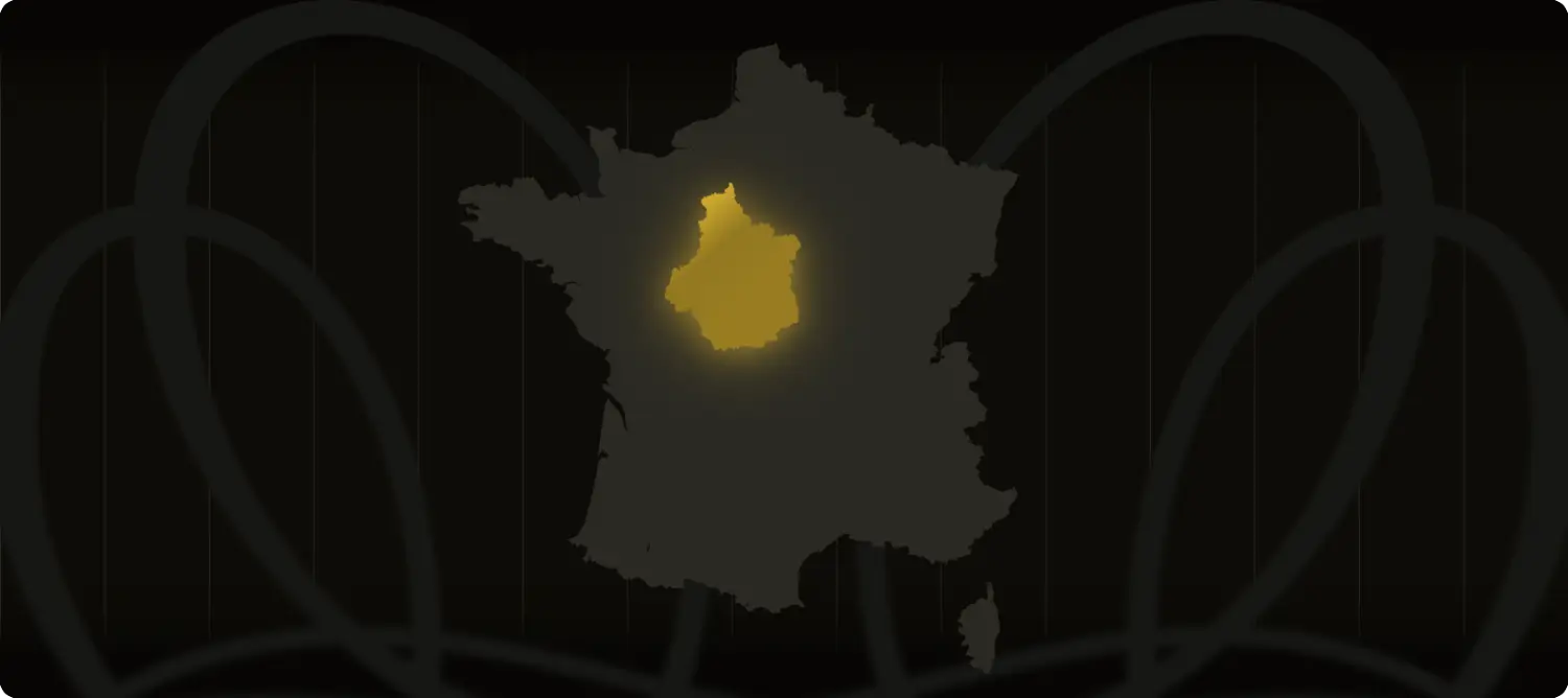 Carte de la région Centre-Val de Loire