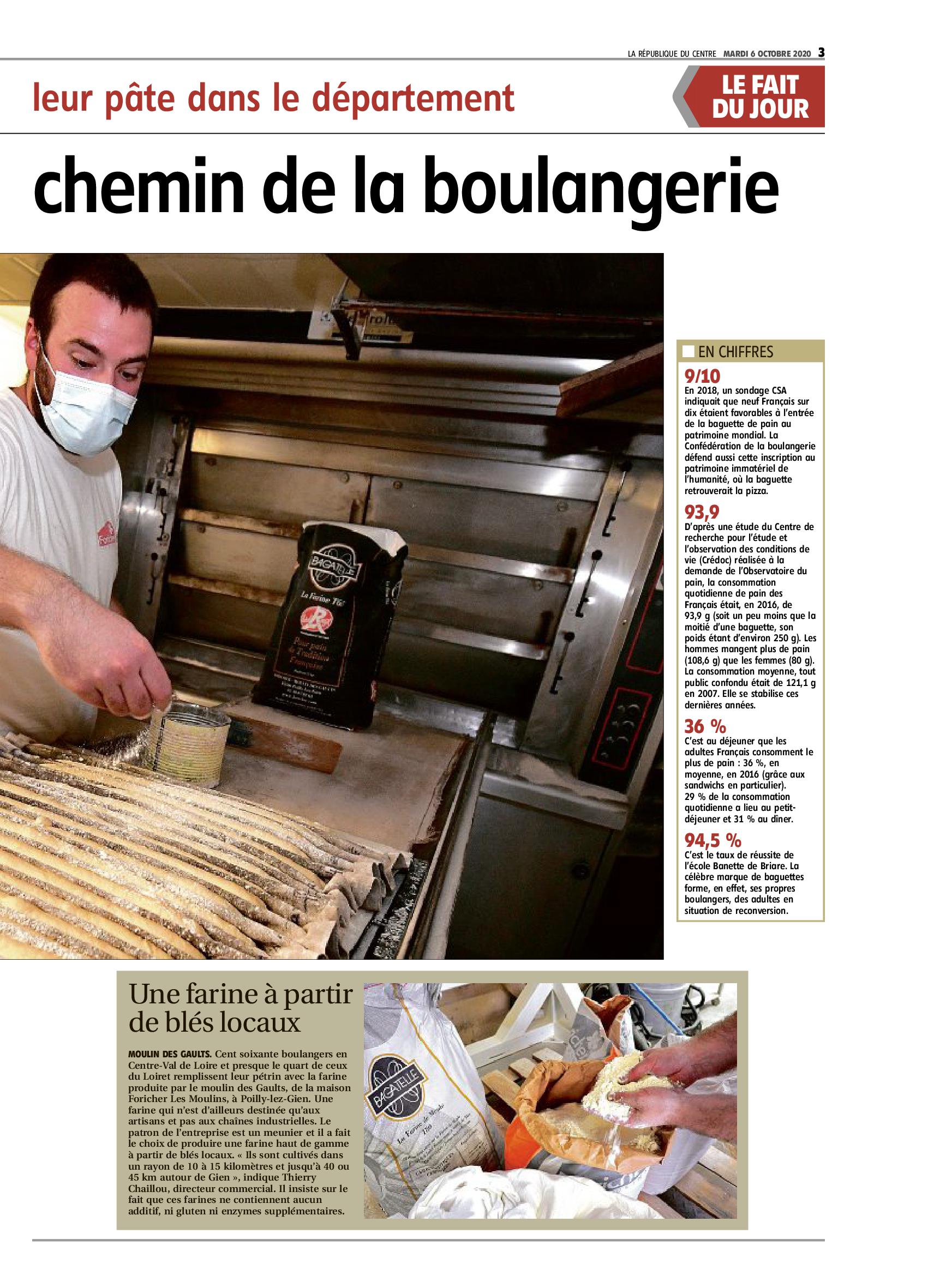 Article Boulangerie Jouanny Foricher