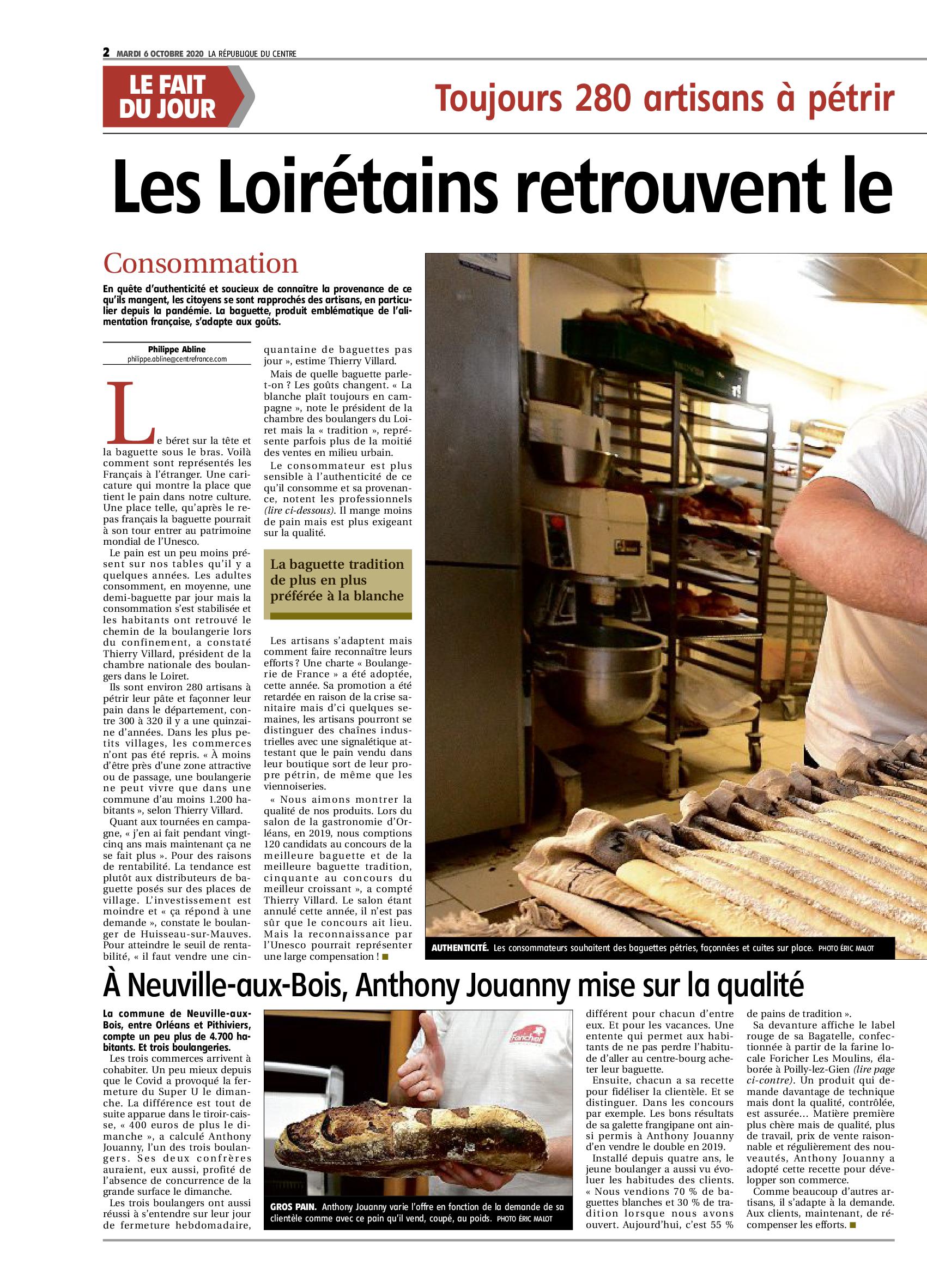 Article La république du centre Foricher